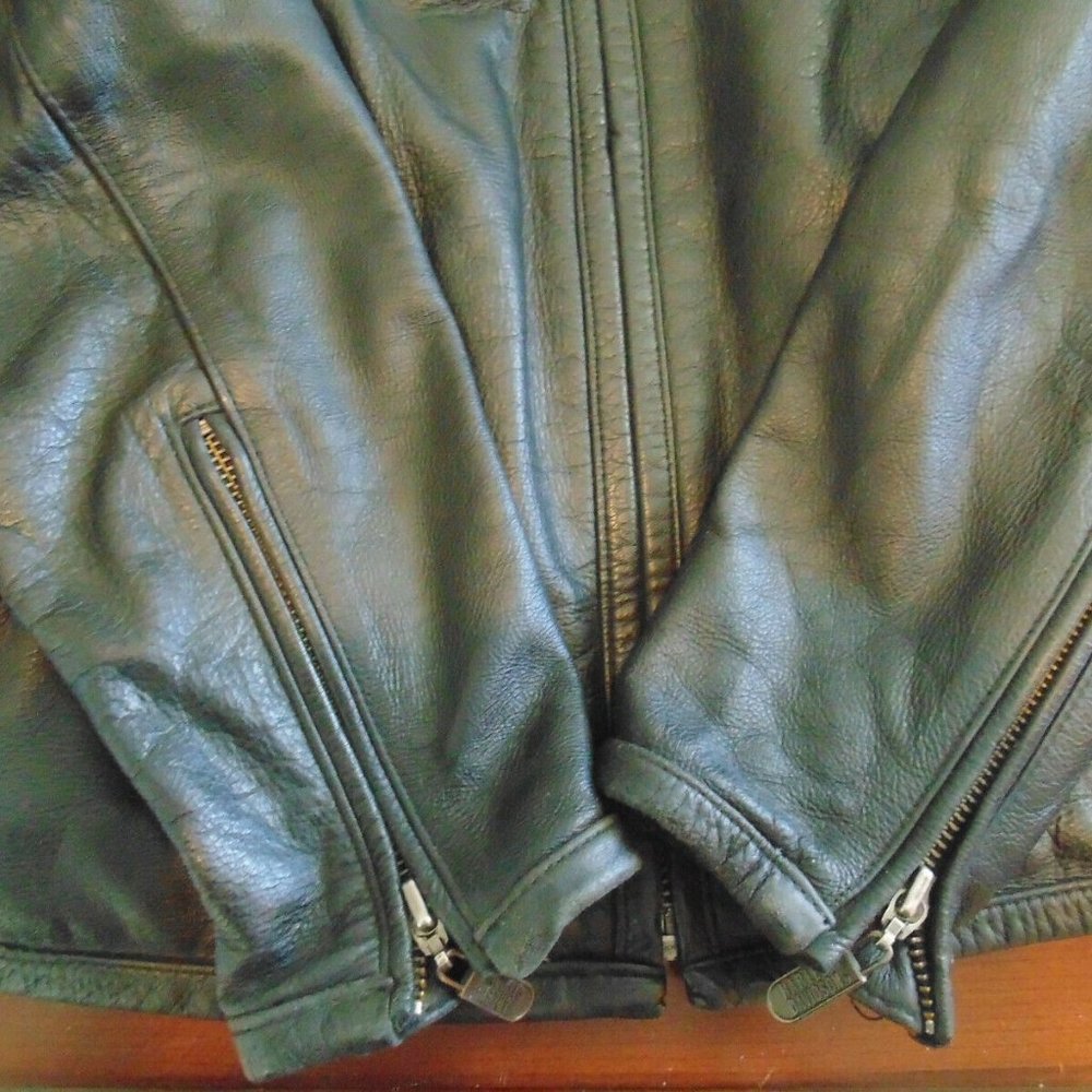 Harley Davidson Leather Womens Jacket EXC.. - Picture 6 of 7